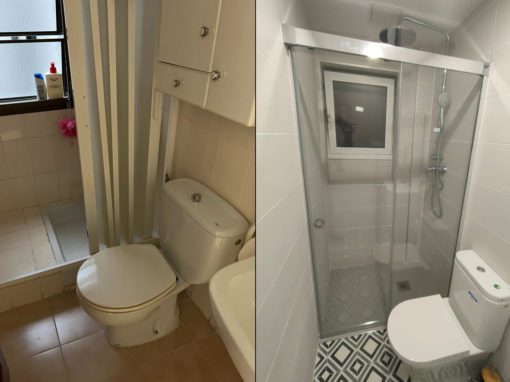 Reforma de cuarto de baño – Antes y Después