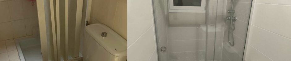 Baño antes y después, Tarragona