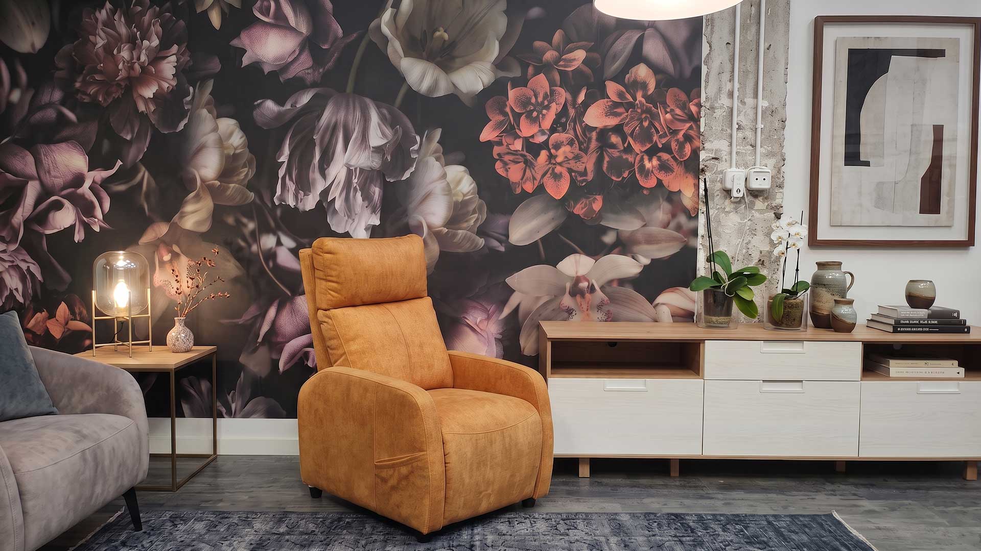 Promoción sillón amarillo y aparador Decora't Tarragona