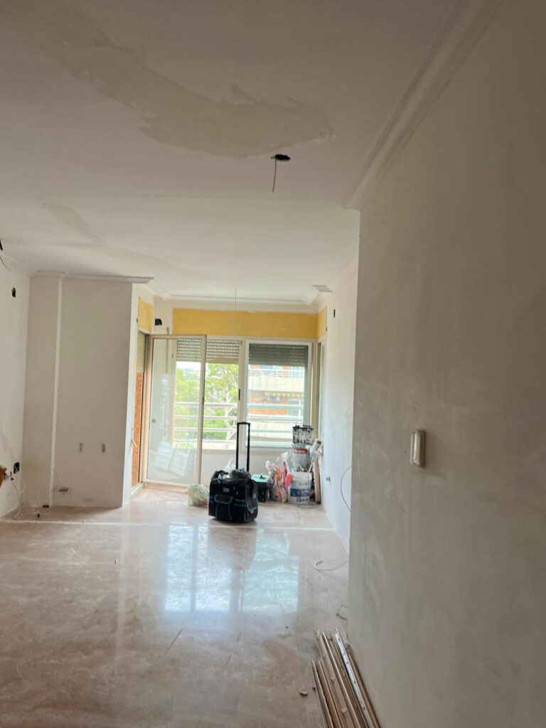 Reforma salón comedor, comienzo